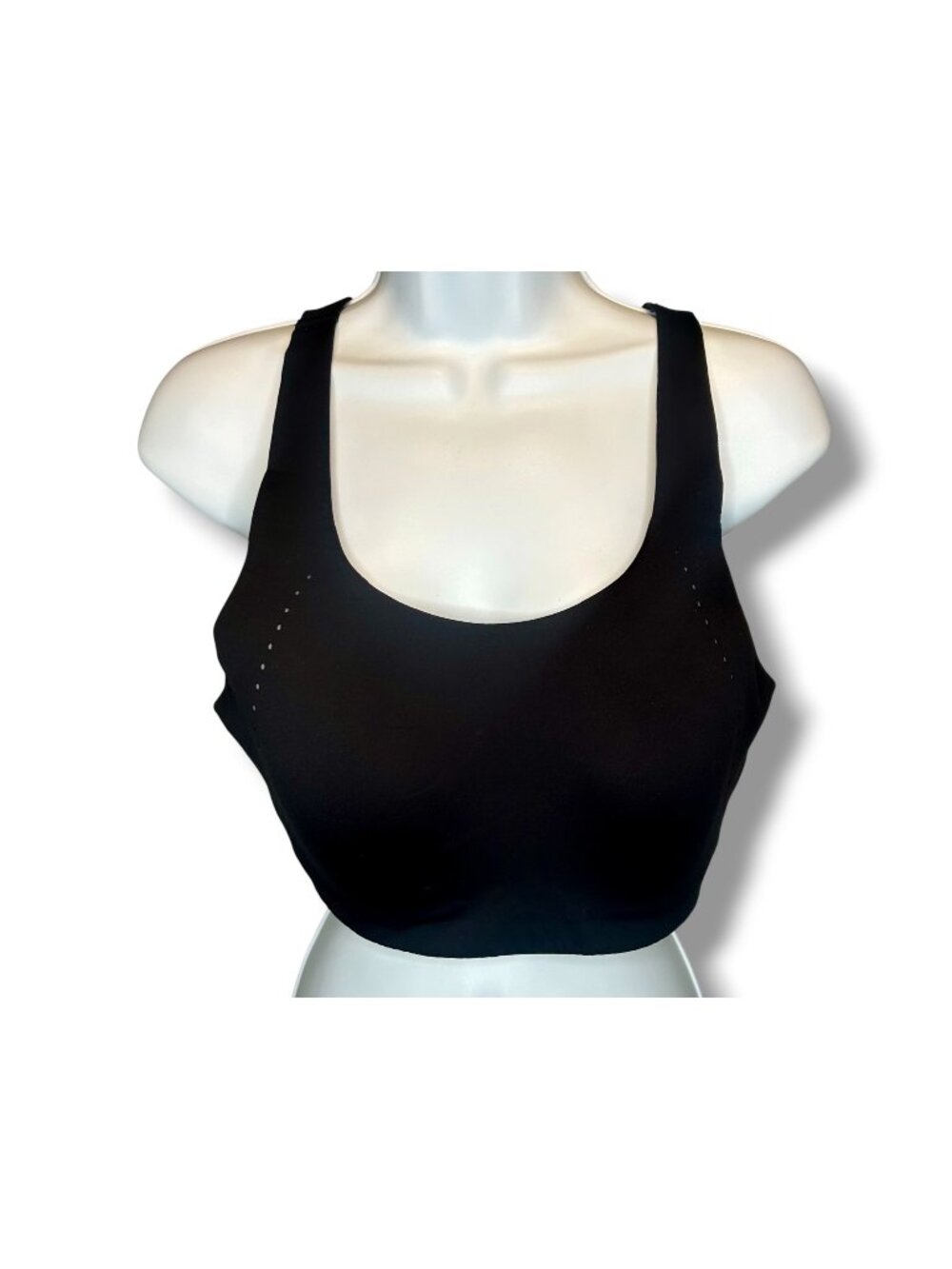 Lululemon Airsupport Bra High Impact Running Black 36DD Scoop neck